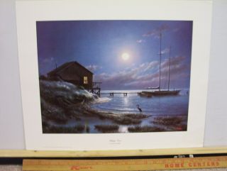 Dalhart Windberg Hidden Cove Print,  16 " X12 ",  Texas Artist,  3 More Available,