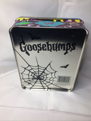 1996 Hershey Goosebumps Rare Collectible Tin Book Storage Vault R.  L.  Stine 90’s 3