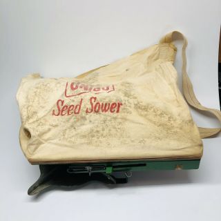 Rare Vintage Unico Cyclone Seed Sower - Hand Crank - Great (tt)