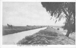 Auburn C - 1915 Farm Agriculture Irrigation Canals Imperial Valley California 8362