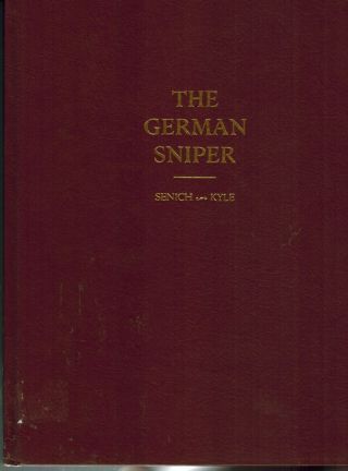 Book The German Sniper,  Senich 1975 Vol.  1 U.  S.  Only