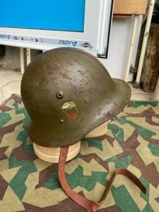 Wwii German Type Bulgarian Steel Combat Helmet M36 - A Type.
