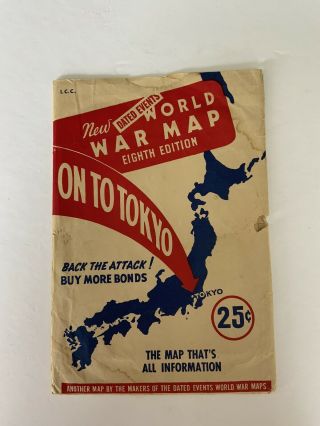 World War Map,  On To Tokyo,  Eight Edition