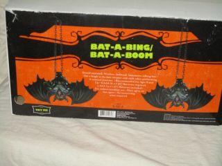 2007 Bat - A - Bing Bat - A - Boom Interactive Bats Halloween Prop Decor