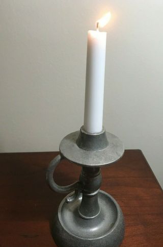 Sexton Pewter Candle Holder 1973 5043 - 6.  5 " Tall 4.  1 " Width - Weight 14.  7 Oz