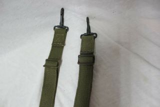 US Military WW2 Era Combat Suspenders Cartridge Belt Suspenders Set A7 3