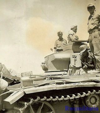 Best German Afrika Korps Panzermen In Desert W/ Their Pzkw.  Iii Tank (2)