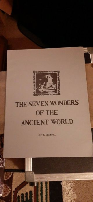 The 7 Wonders Of The Ancient World By Roy G.  Krenkel Signed & Numbered 802/1000