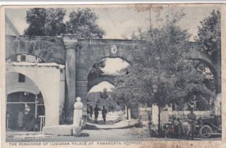 Cyprus Postcard Famagusta The Remainder Of The Lusignan Palace Mangoian 1920 S