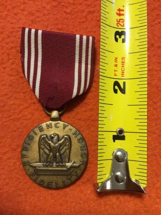 Us Army Good Conduct Medal Ribbon Lapel Korean Named Arlis Jones