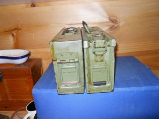 Post - War Ammo Cans For The Mg42,  Just Like Wwii German