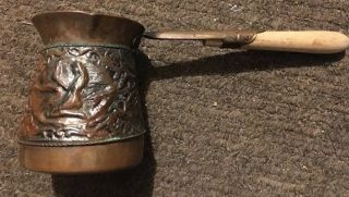 Armenia Copper Pot With Wood Handle