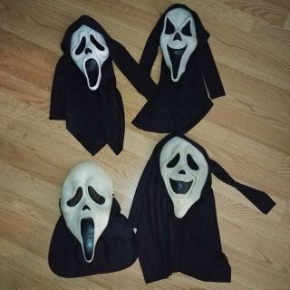 4 Scream Ghostface Masks Fun World Easter Unlimited Horror Halloween Scary Movie