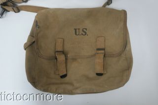 Wwii Us Army Soldiers Musette Bag Powers & Co 1941 J & A H Ltd British Made 1944