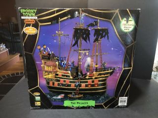 Lemax Spooky Town The Pillager Pirate Ship Animated With Lights And Sound