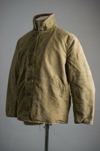 Vtg Golden Fleece N - 1 Deck Jacket Conmar Zipper Made In Usa
