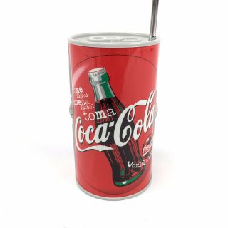 Vintage Coca Cola Can Radio Soccer World Cup 1998 2