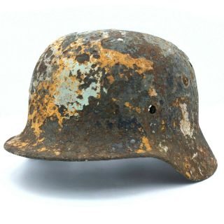 Military World War Metal Helmet German Army Rare Ww1 Ww2 Stahlhelm Old