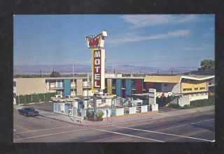 Needles California Imperial 600 Motel Vintage Advertising Postcard Route 66