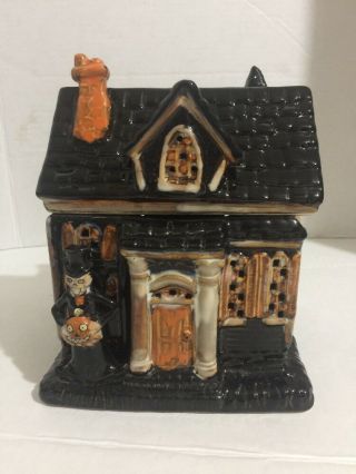 Yankee Candle 2010 Boney Bunch Haunted Mansion Halloween Candle Holder