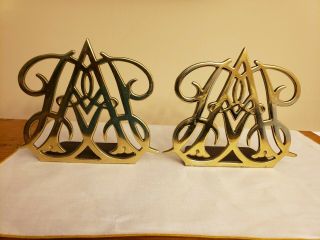 The Colonial Williamsburg Foundation Queen Anne Style Solid Brass Bookends