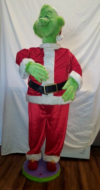 Gemmy Singing And Dancing Grinch 5 Foot Tall