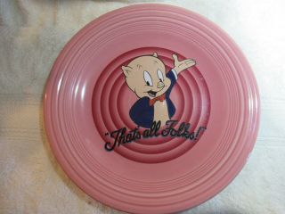 Fiestaware Looney Toons Porky Pig Dinner Plate