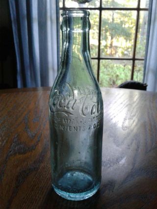 Augusta,  Georgia Straight Sided Coca - Cola Bottle Shoulder Script,  Contents 7 Oz.