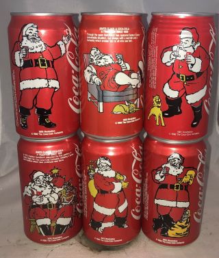 Coca - Cola Can - Usa - Christmas Set 1988
