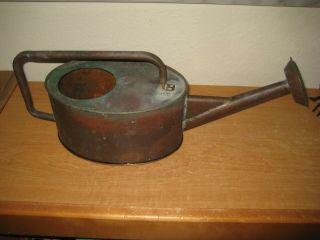 Vintage Copper Watering Can / Unique / Unmarked / Patina