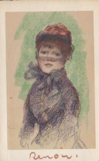 Pierre Auguste Renoir (1841 - 1919) Signed Small Lithograph Plate