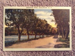 Vintage 1941 Postcard Of Greetings From Smallwood,  York