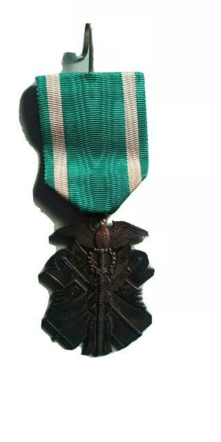 Japan - Ww2 Order Of The Golden Kite 7th Class Medal.  Sterling Silver