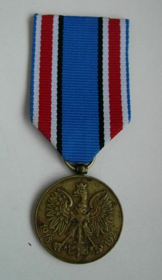 Polish Poland Before 1918 1921 Wwii Bolshevic War Medal