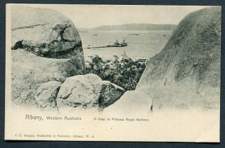 Western Australia,  Albany,  A Peep At Princess Royal Harbour,  Bw,  Ub,  Un,  Pub J.  E.  Morga