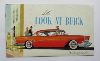 1957 Buick Roadmaster Century Special Brochure Vintage