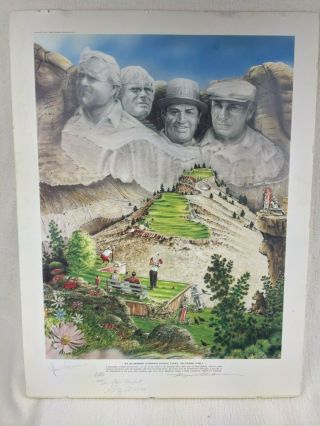 Loyal H Chapman Mt Rushmore National Public Links Limited Ed 2120/3800 Signed