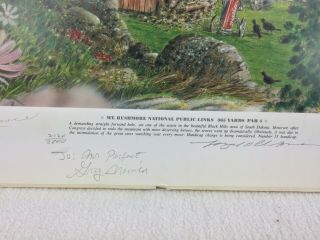 Loyal H Chapman Mt Rushmore National Public Links Limited Ed 2120/3800 Signed 3