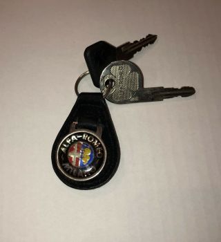 Vintage Alfa Romeo Milano Keys With Fob