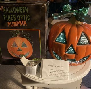 Halloween Fiber Optic Color Changing Pumpkin Jack O’lantern X - Bulb