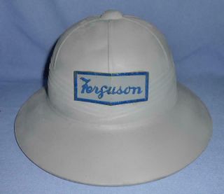 Vintage 1950s 60s Ford Ferguson Tractor Pith Helmet Safari Hat