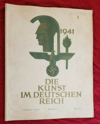 Ww2 Wwii German Art Book 1941 Die Kunst Im Deutschen Reich