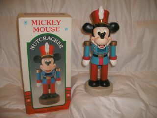 Vintage Disney Mickey Mouse Nutcracker 14 " - H1194 - Kurt S.  Adler 1994