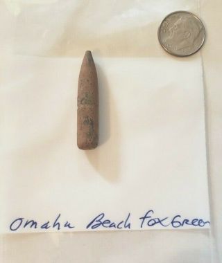 Ww2 Us.  30 Relic From Fox Green Sector Omaha Beach Normandy D - Day