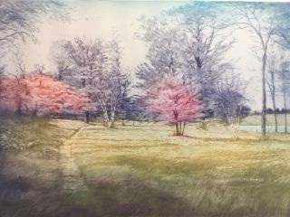 Harvey Kidder " The Path " Limited Edition Hand Signed & Numbered In Pencil 79/125