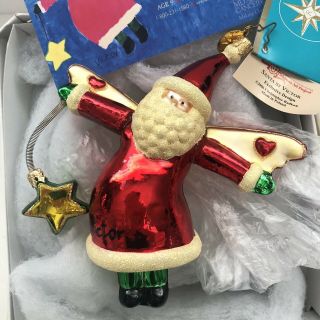 Christopher Radko Santa By Victor Md Anderson Children’s Art Project Retired