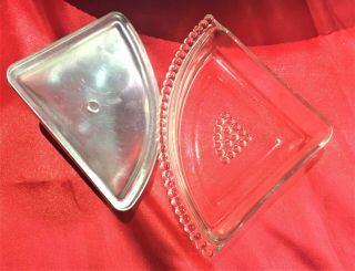 Vintage Aluminum Lazy Susan Turn Table W/ (4) Covered Relish Dishes 3