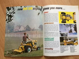 Vintage Allis Chalmers Big - Ten Tractor brochure 1965 B - 10 2