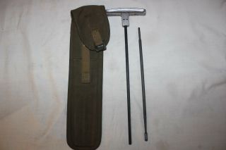 Us Military Issue Ww2 M1 Carbine Rifle Cleaning Kit 1945.  30 Caliber.  30cal A08
