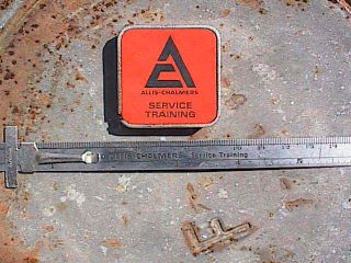 Vintage Allis - Chalmers Service Training Barlow Tape Measure & 6 Inch Rule Scale